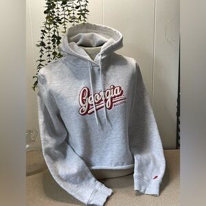 Ladies Georgia Crop Top Hoodie Smallb